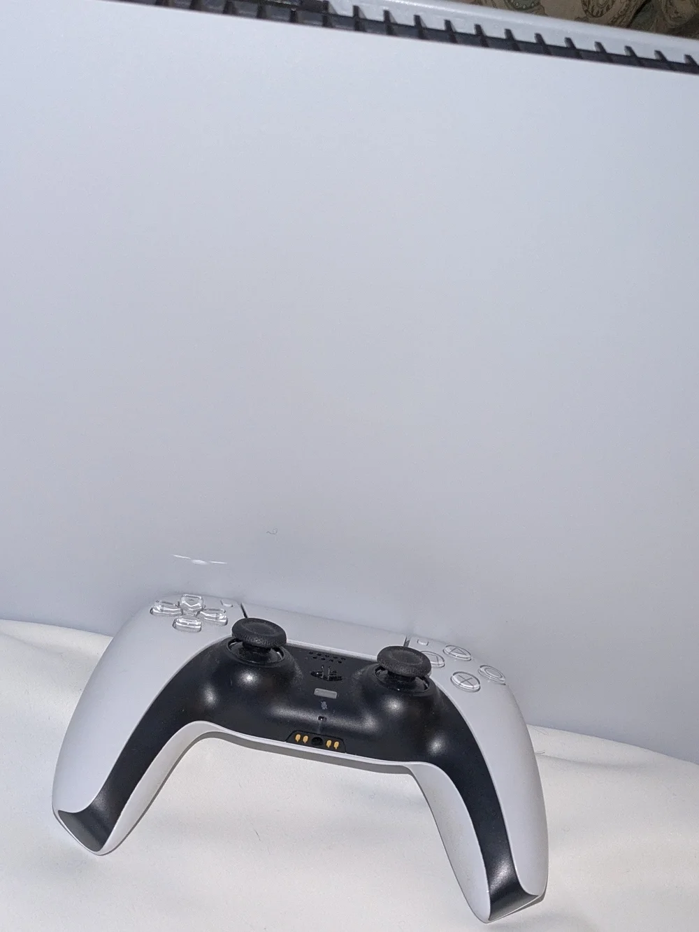Sony PlayStation 5 Console with DualSense Controller - White and Black